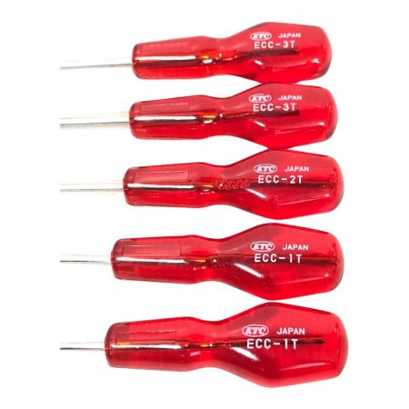  KTC ケーティーシー コネクターツールセット 10本セット レッド