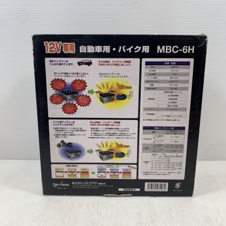  GS YUASA カー用品 バッテリー充電器  MBC-6H