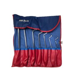 ◇◇ BELZER メガネレンチ ７本セット 6-22 ケース付 シルバー Sランク