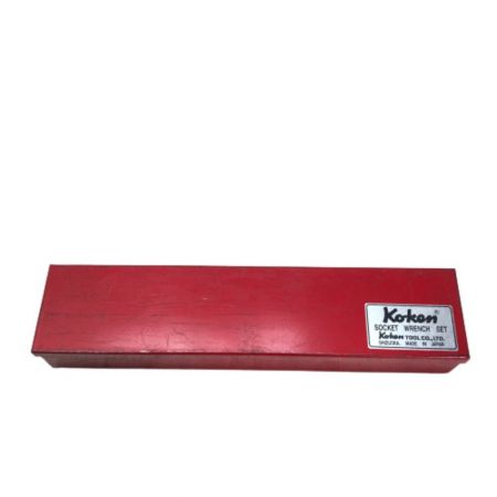  KOKEN ソケットレンチ １８点セット ケース付 レッド