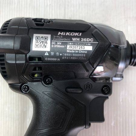  HiKOKI ハイコーキ インパクトドライバ 本体のみ コードレス式 36v WH36DC グリーン