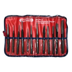 ◇◇ PROTO ピンポンチ 12本セット ケース付 J2 レッド Bランク