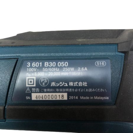  BOSCH ボッシュ マルチツール 100v ケース・刃各種付 100v 3601B30050 ネイビー