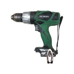 ◇◇ HITACHI 日立 14ｍｍ コードレス振動ドライバドリル 本体のみ DV14DBL グリーン Cランク