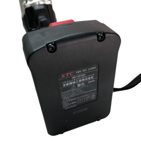  KTC ケーティーシー 12.7sq.コードレスインパクトレンチ 充電器・充電池2個・ケース付 JAE411 ブラック
