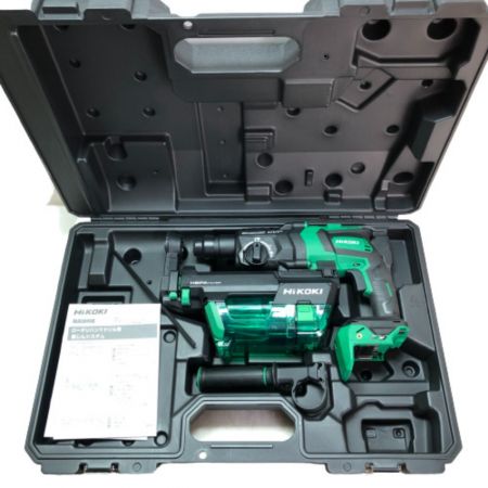  HiKOKI ハイコーキ 28ｍｍ コードレスロータリーハンマドリル 集塵システムセット ケース付 DH36DPE グリーン