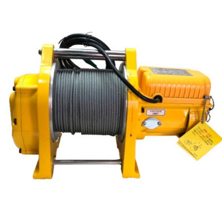  トーヨーコーケン ベビーマイティ 定置型ウィンチ 100v TK-150WL イエロー