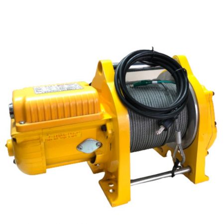  トーヨーコーケン ベビーマイティ 定置型ウィンチ 100v TK-150WL イエロー