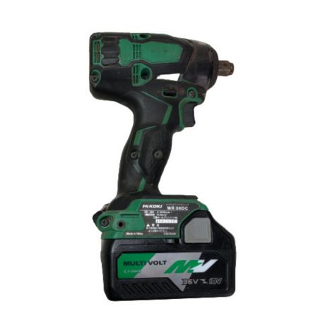  HiKOKI ハイコーキ インパクトレンチ 充電器・充電池2個・ケース付 コードレス式 36v WR36DC グリーン