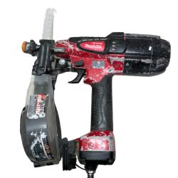 ◇◇ MAKITA マキタ 高圧エアビス打ち機 エアツール 本体のみ AR410HR レッド Cランク