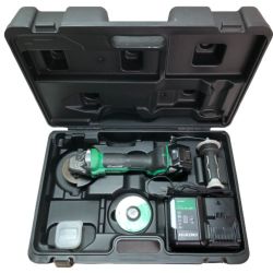 ◇◇ HiKOKI ハイコーキ 100mm コードレスディスクグラインダ 36ｖ 充電器・充電池1個・ケース付 G 3610DA Cランク