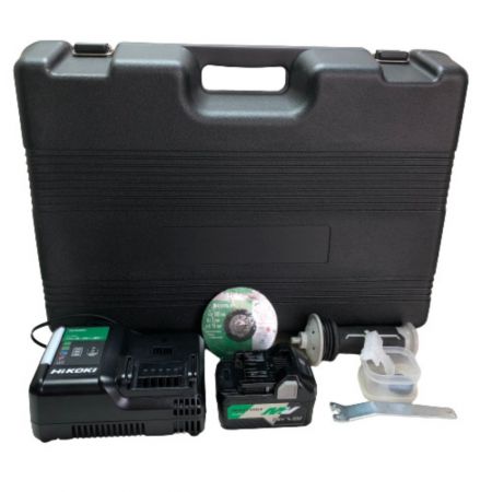  HiKOKI ハイコーキ 100mm コードレスディスクグラインダ 36ｖ 充電器・充電池1個・ケース付 G 3610DA