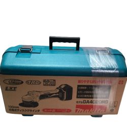 ◇◇ MAKITA マキタ 100ｍｍ 充電式ディスクグラインダー 充電器・バッテリー付 GA402DRG グリーン Sランク