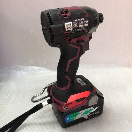  HiKOKI ハイコーキ インパクトドライバ 充電器・充電池2個・ケース付 36v WH36DC レッド