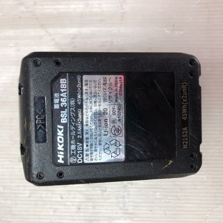  HiKOKI ハイコーキ インパクトドライバ 充電器・充電池2個・ケース付 36v WH36DC レッド