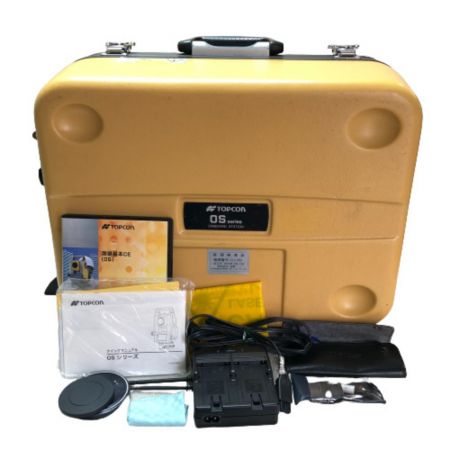  TOPCON レーザー機器 トータルステーション ケース・DVD・充電器  OS-105 イエロー