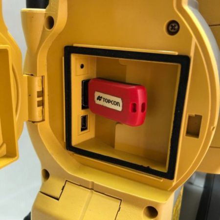  TOPCON レーザー機器 トータルステーション ケース・DVD・充電器  OS-105 イエロー
