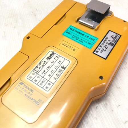  TOPCON データコレクタ 充電器付 不明 現状販売 2台セット FC-7 オレンジ