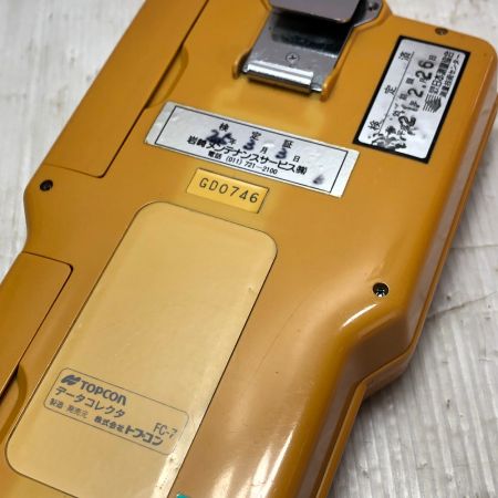  TOPCON データコレクタ 充電器付 不明 現状販売 2台セット FC-7 オレンジ