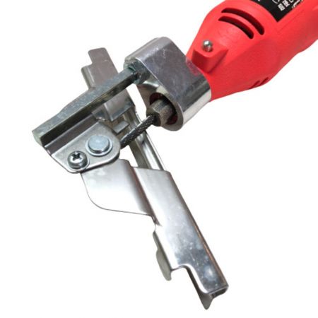  ニシガキ チェーンソー目立て機 取説付 100v N-823 レッド