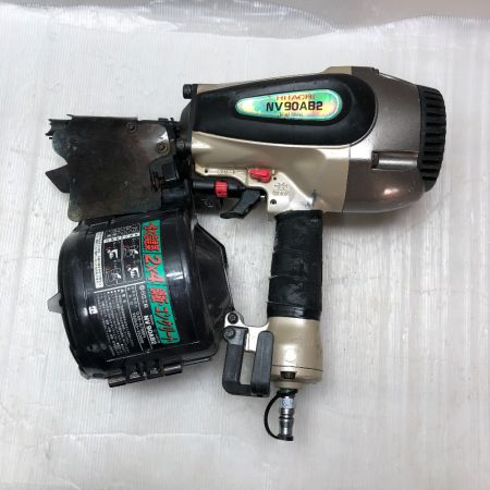  HITACHI 日立 釘打ち機 ケース付 NV90AB2 アイボリー