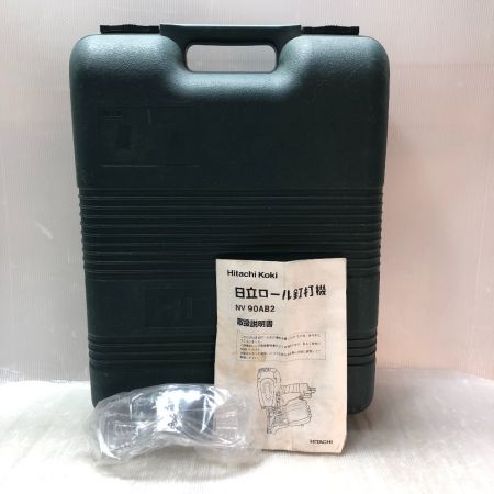  HITACHI 日立 釘打ち機 ケース付 NV90AB2 アイボリー