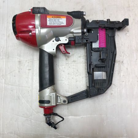  MAX マックス 常圧 エアネイラ ケース付 TA-557F レッド