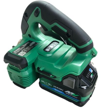  HiKOKI ハイコーキ 165ｍｍ コードレス丸のこ 充電器・充電池２個・ケース付 C3606DB グリーン