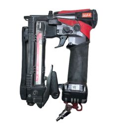 ◇◇ MAX マックス タッカ 本体のみ 高圧 100v HA-25/10J レッド Cランク