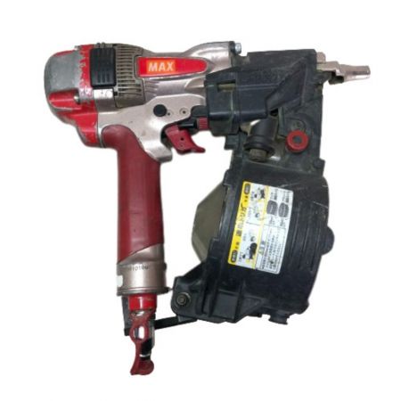  MAX マックス 高圧釘打ち機 スーパーネイラ ケース付 HN65N1 レッド
