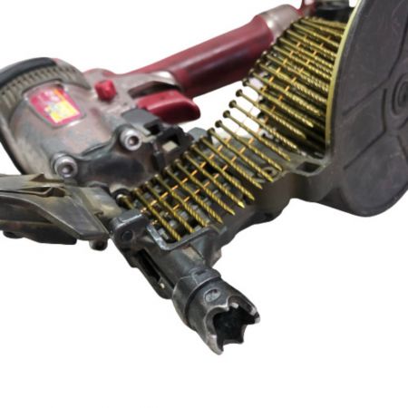  MAX マックス 高圧 釘打ち機 スーパーネイラ ケース付き HN-50 レッド