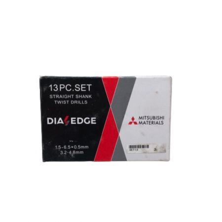  MITSUBISHI ミツビシ 鉄工用 ドリルセット 13本入 DIAEDGE 13PC レッド