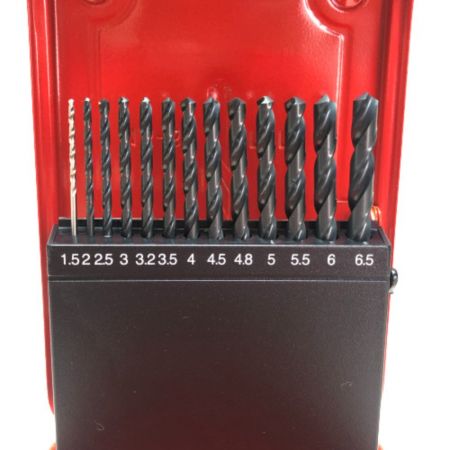  MITSUBISHI ミツビシ 鉄工用 ドリルセット 13本入 DIAEDGE 13PC レッド