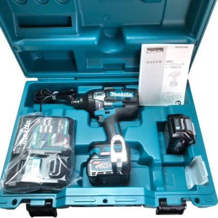  MAKITA マキタ 充電式インパクトレンチ 40ｖ 充電器・充電池2コ・ケース・取説付 TW001GRDX