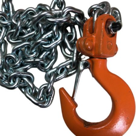  TRUSCO トラスコ レバーブロック 付属品完備 工具関連用品 TLH-100 オレンジ