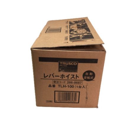  TRUSCO トラスコ レバーブロック 付属品完備 工具関連用品 TLH-100 オレンジ
