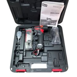 ◇◇ MAX マックス 50ｍｍ 高圧ピンネイラ ピンタッカー ケース付 HA-50P4(D) レッド Cランク