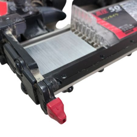  MAX マックス 50ｍｍ 高圧ピンネイラ ピンタッカー ケース付 HA-50P4(D) レッド