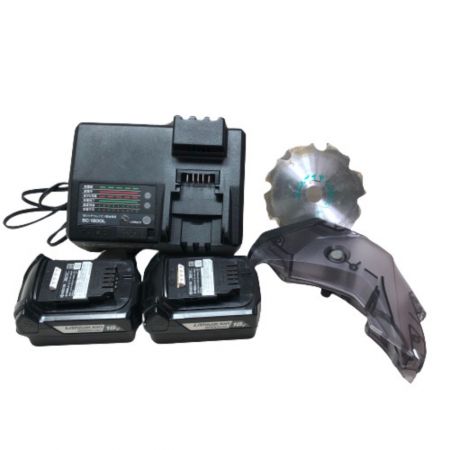  RYOBI リョービ 充電式集じん兼用丸ノコ 充電器・充電池2個・ケース付 刃の安全カバーなし BNW-11XR ブラック