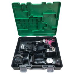 ◇◇ HITACHI 日立 ドライバドリル 充電器・充電池2個・ケース付 18v DS18DSAL バイオレット Cランク