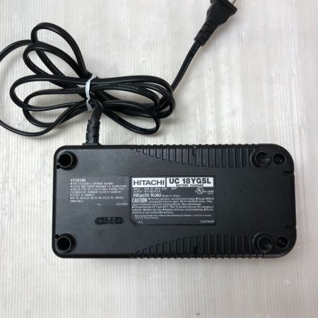  HITACHI 日立 ドライバドリル 充電器・充電池2個・ケース付 18v DS18DSAL バイオレット