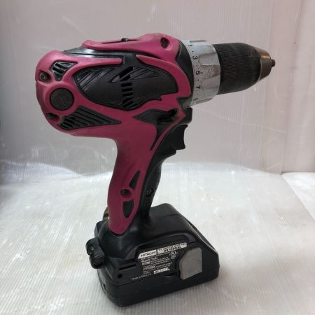  HITACHI 日立 ドライバドリル 充電器・充電池2個・ケース付 18v DS18DSAL バイオレット