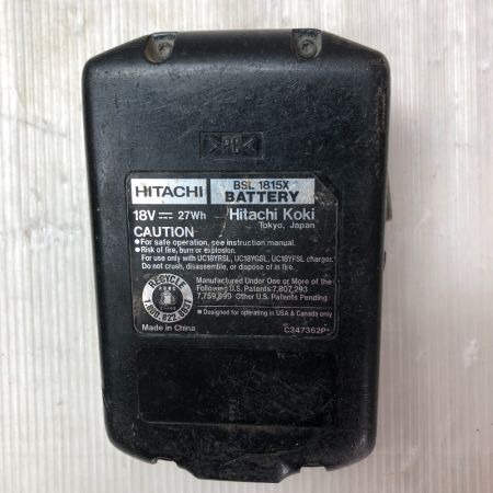  HITACHI 日立 ドライバドリル 充電器・充電池2個・ケース付 18v DS18DSAL バイオレット