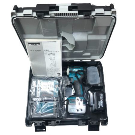  MAKITA マキタ インパクトドライバ 付属品完備 14.4v TD162DRGX ブルー