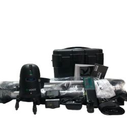 ◇◇ VOICE グリーンレーザー墨出し器 ケース・受光器・三脚付 Model-G5 ブラック Cランク