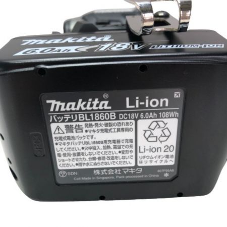  MAKITA マキタ 充電式インパクトドライバ 18ｖ 充電器・充電池２個・ケース付 TD173D ブラック