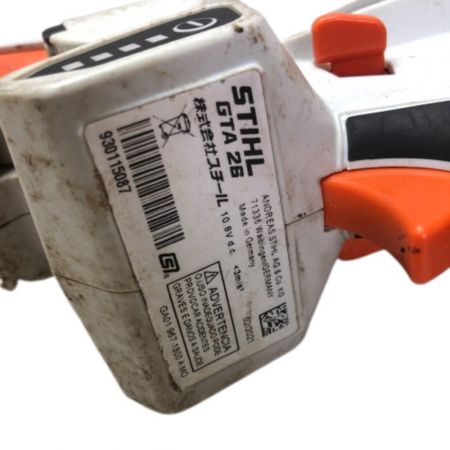 STIHL ガーデンカッター 充電器・充電池2個・ケース付 GTA26 オレンジ