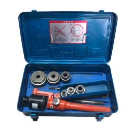 ◇◇ 西田製作所 油圧フリーパンチ 油圧パンチャー ケース・コマ付 NC-TP-F2 オレンジ Cランク