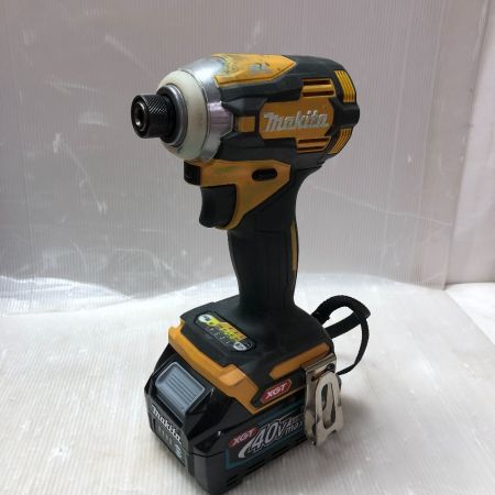  MAKITA マキタ 充電式インパクトドライバ 充電器・充電池2個・ケース付 TD001GDXFY イエロー