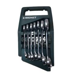 ◇◇ SIGNET コンビネーションレンチ ７本セット 30377 シルバー Cランク